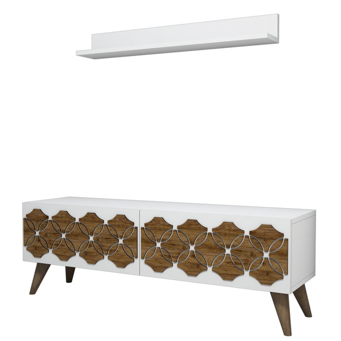 Hanah Home Nisan - Mueble de TV Blanco Hanah Home Nisan - Mueble de TV Blanco